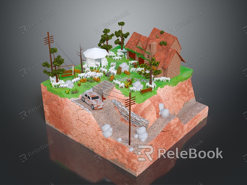 Game Environment Game Scene Fairy Tale Scene Fairy Tale Magic Scene Magic Item Fantasy Scene model