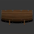 Modern Home Furniture Glass Top Table With Wooden Legs And Minimalist Design