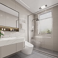 Modern toilet 3d model