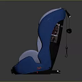 Blue And Gray Child Safety Car Seat As Essential Automotive Part