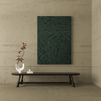 Quiet Wind Decorative Painting 3d model