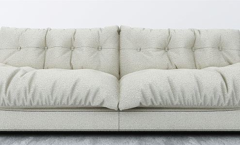 Modern double sofa 3d model