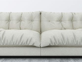 Modern double sofa 3d model