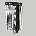 Modern High Rise Residential Building With Regular Window Layout And Contemporary Elevation Design 3d model