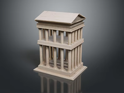 Columns Stone Columns Stone Columns Old Columns Roman Columns Roman Columns Classical Columns Greek Columns 3d model
