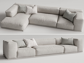 Modern Multiplayer Sofa 3d model