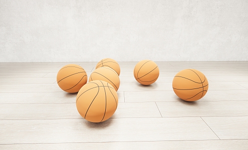 modern basketball 3d model