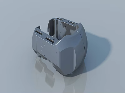 Modern Hinged Door Design Featuring Metal Frame And Smooth Hinge Operation 3d model