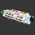 Detailed White Model Spaceship With Geometric Patterns And Reflective Surface
