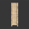 Natural Wooden Multi Tier Storage Shelf With Simple Design For Home Organization