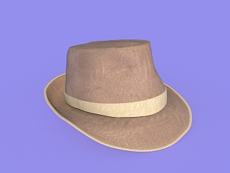 Modern Hat Casual Topper 3d model