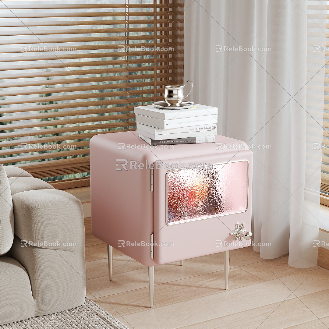 Bedside table 3d model