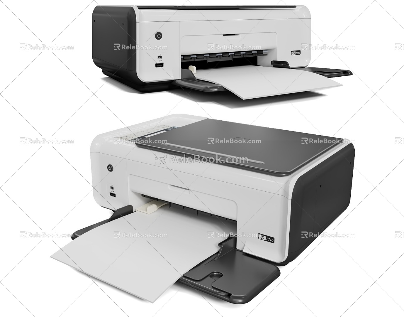 Modern Printers 3d model