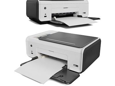 Modern Printers 3d model