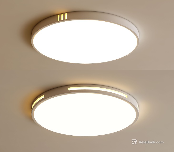 Modern Ceiling Lights With Sleek Design And Bright Illumination 3d model 