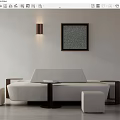 Card Seat Sofa Combination 3d model