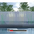 Modern landscape lamp reed and other landscape lamp combination lawn lamp 3d model
