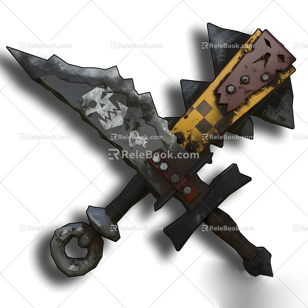 Knife Tool Sub-era Props Game Props 3d model