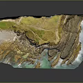 Rock Block Rock Block Rock Specimen Boulder Big Stone Block Rock Stratum Rock Stratum Rock Stratum Rock 3d model