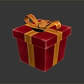 Gift Box Ribbon Box Birthday Gift Packaging Box Gift 3d model