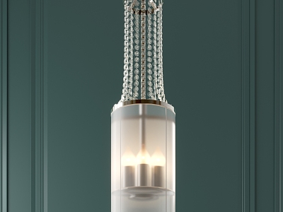 Neo-classical crystal chandelier model