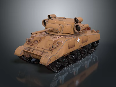 Modern Light Tank Light Armored Tank 3d model