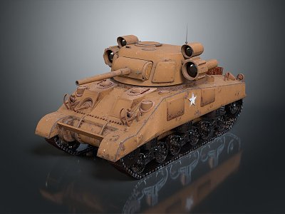 Modern Light Tank Light Armored Tank 3d model