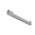 Slim Design Grille Lights with Black and White Housing and Evenly Spaced LED Bulbs