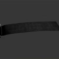 Black Leather Belt With Metal Buckle On Gray Background Showing Reflection