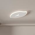 Modern Stylish Ceiling Light Designs With Feather And Leaf Inspired Shapes 3d model