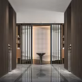 New Chinese Entrance Aisle 3d model