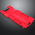 Durable Red Medical Transport Stretcher With Black Components And Wheels