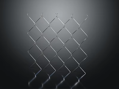 Hardware Tool Stainless Steel Metal Mesh Featuring Diamond Pattern Durable Reflective Surface 3d model