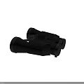 Professional Black Binoculars With Ergonomic Design Adjustable Focus Wheel And Rubber Grip