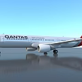 Qantas and Air New Zealand Passenger Planes Including B787 B737 and A321 Models