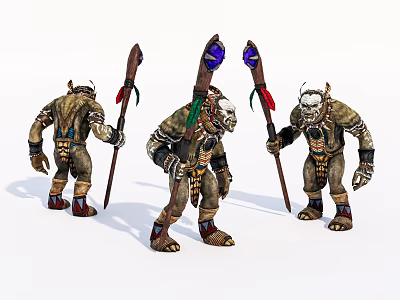 Virtual Character Game Character Humanoid Monster 3d model