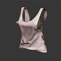 Ladies White Sleeveless Tank Top With Soft Fabric And Casual Design