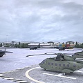 Military Airport Modern Airport 3d model