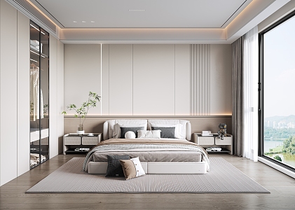 Modern Bedroom 3d model