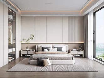 Modern Bedroom 3d model