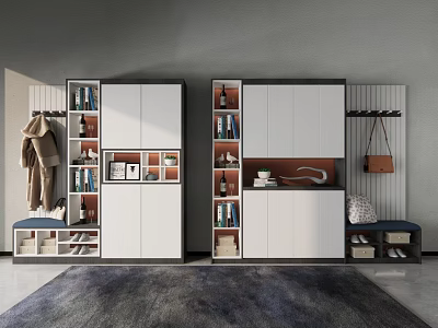 Modern shoe cabinet 3d model