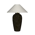 Zara Home Table Lamp Table Lamp Pottery Pot Table Lamp Fabric Table Lamp 3d model