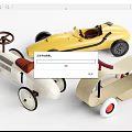 Vintage Classic Racing Electric Toy Cars With Colorful Styles And Wooden Elements For Kids Play