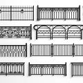 Decorative Iron Fence Designs With Various Ornate Patterns And Intricate Metal Details