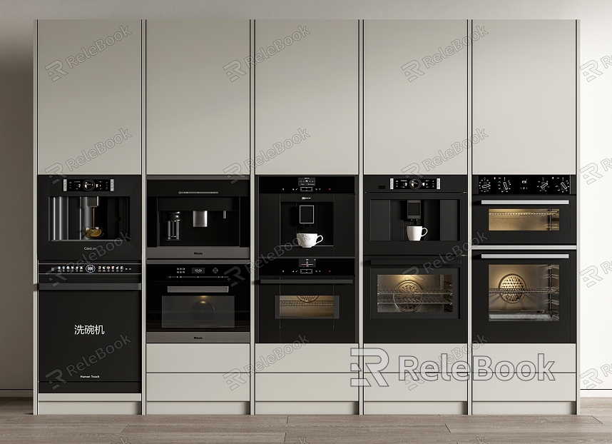 Built-in Oven Coffee Machine Combination Water Dispenser Microwave Oven Cabinet Electrical Cabinet Dishwasher Steamer model