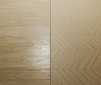 Modern log wood flooring 3d model