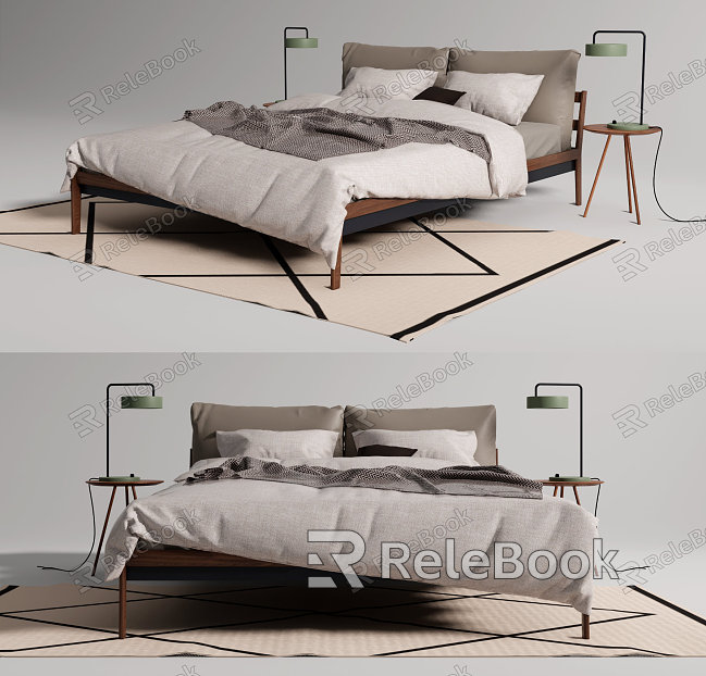 Modern Double Bed model