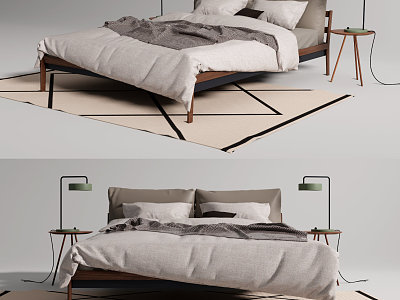 Modern Double Bed model