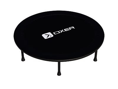Round OXER Brand Trampoline With Black Frame And Support Legs For Home Fitness Use 3d model