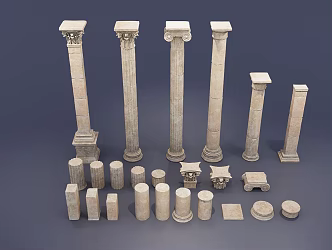 Roman Column 3d model